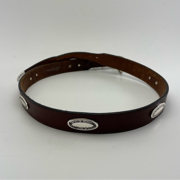 Brighton Leather Belt with Silver Hardware - Picture 12 of 12